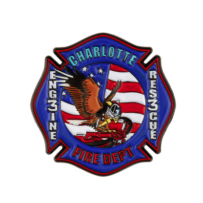 Charlotte Fire Department Station 11 Pins