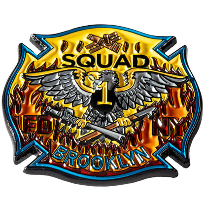 FDNY Squad 1 Pins