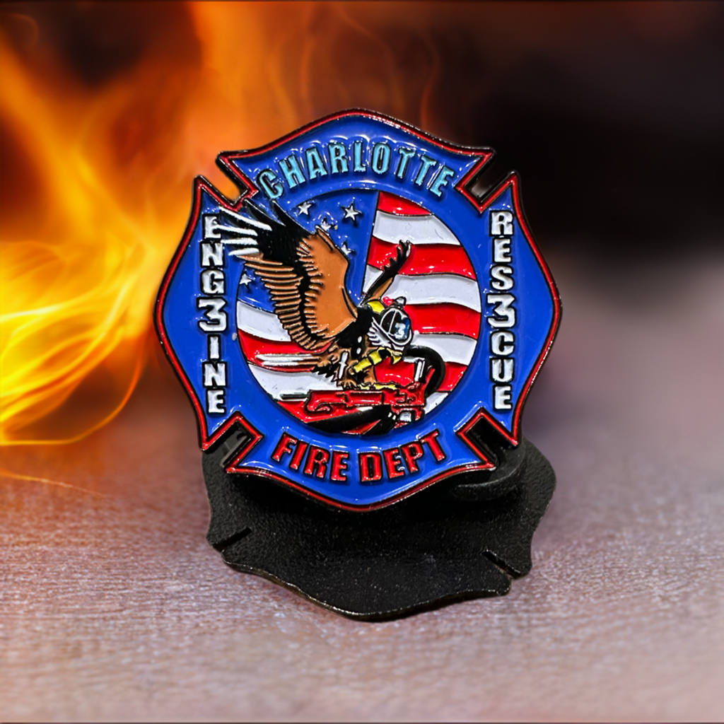 Charlotte Fire Department Station 11 Pins