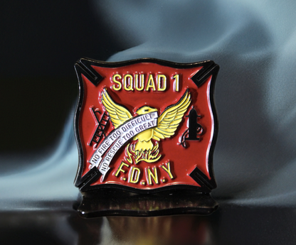 FDNY Squad 1 Pins