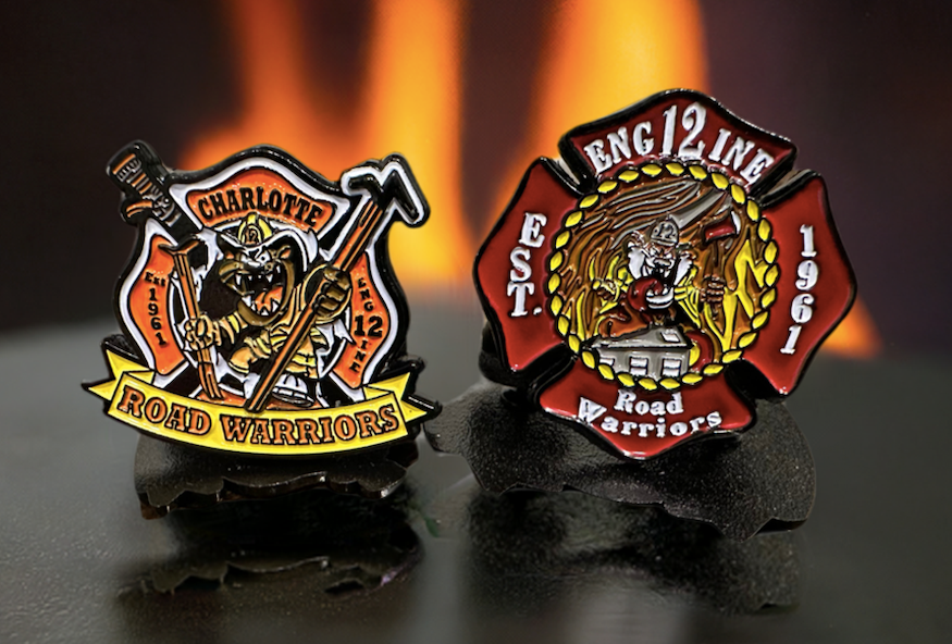 Charlotte Fire Department Station 12 Pins