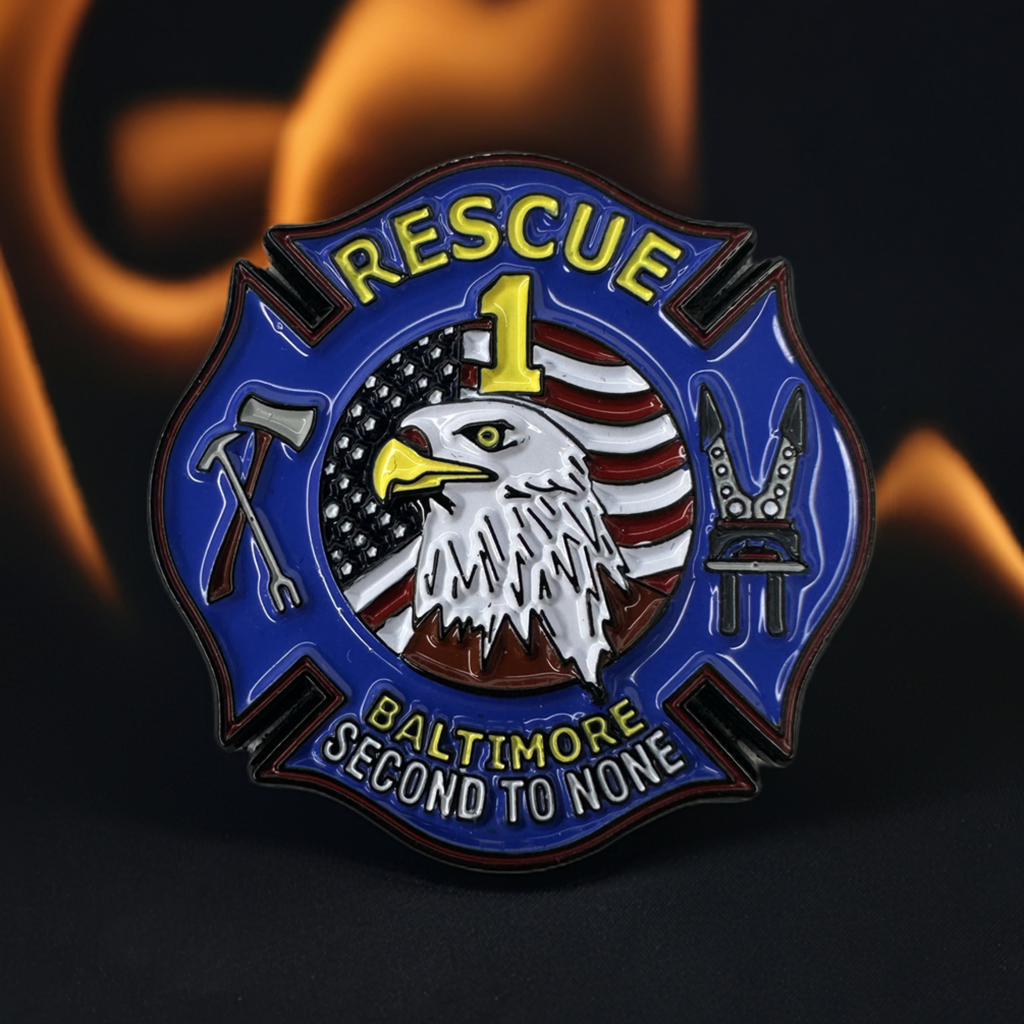 Baltimore City Fire Department Rescue 1 Pins